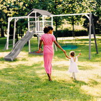 AXI Spielturm Beach Tower weiß B/H/L: ca. 519x242x349 cm Beach Tower - weiß/grau (349,00/519,00/242,00cm) - AXI