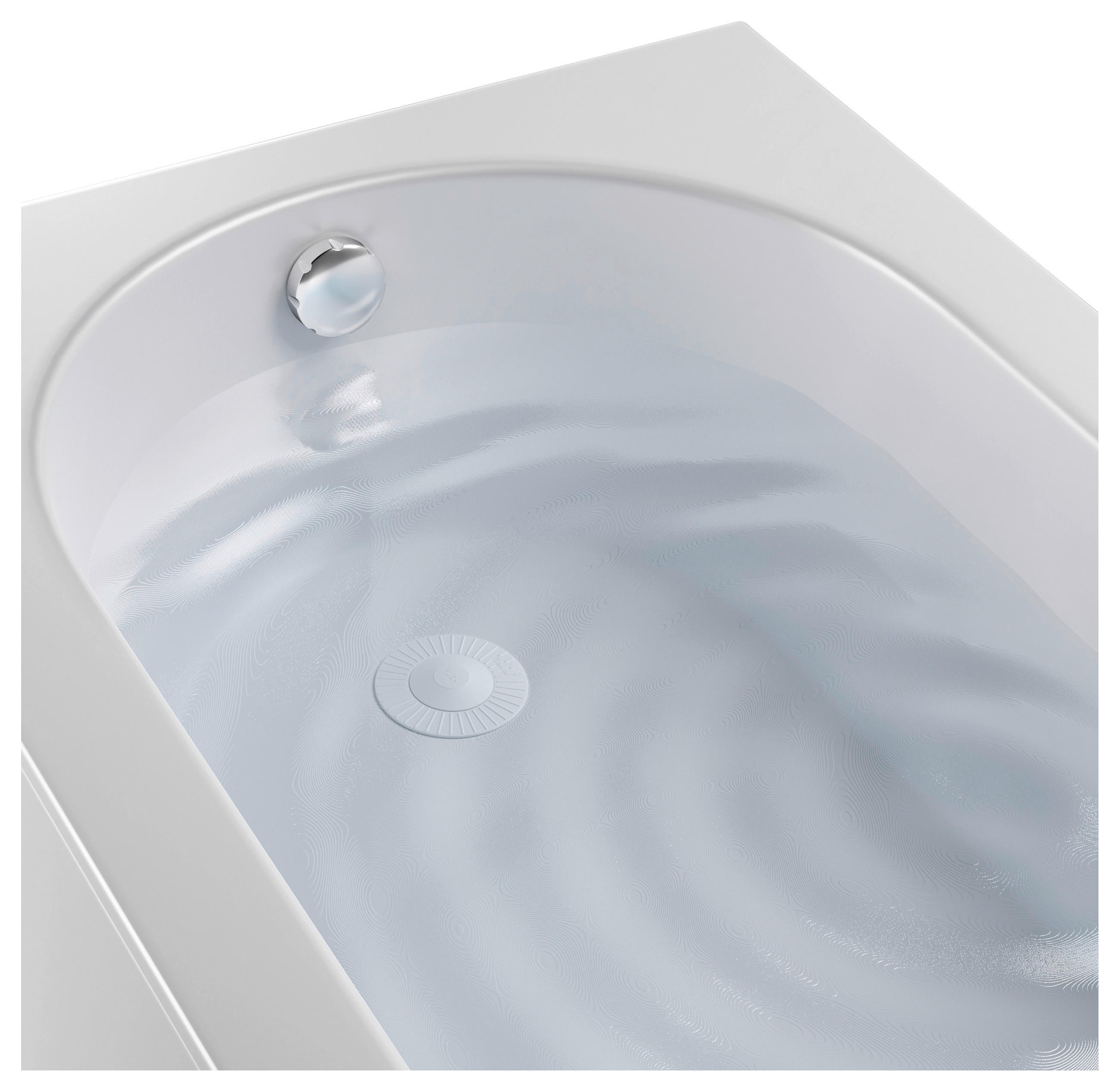 Metaltex Haushaltshelfer weiß Silikon B/H/L: ca. 11,5x17x1,6 cm Abfluss-Abdeckung_2in1_Universal - weiß (1,60/11,50/17,00cm) - Metaltex