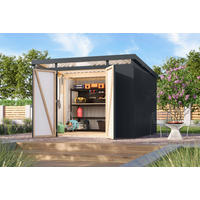 Karibu Gartenhaus IIndra 3,5 anthrazit B/H/T: ca. 289x213x289 cm IIndra 3,5 - anthrazit (289,00/213,00/289,00cm) - Karibu