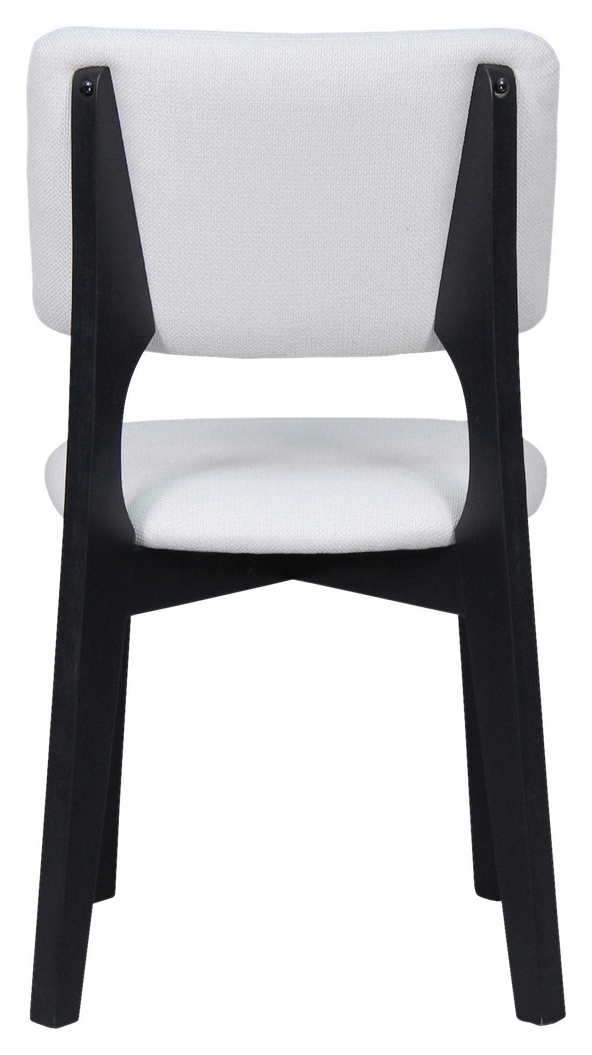 Stuhl ELSA schwarz beige Webstoff B/H/T: ca. 48x87x54 cm ELSA - beige/schwarz (48,00/87,00/54,00cm) - byLIVING