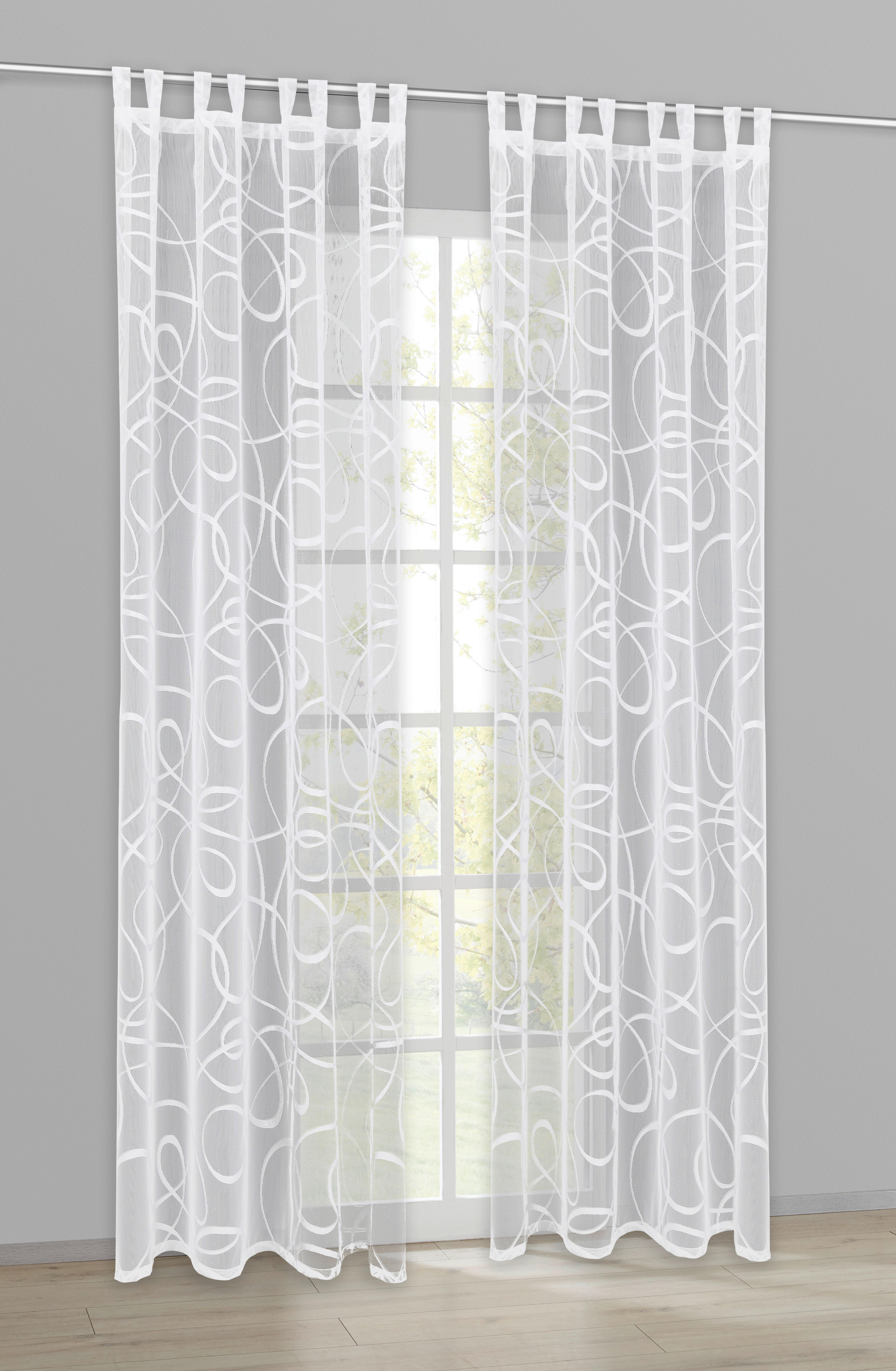 Kombivorhang Isabell weiß B/L: ca. 145x245 cm Isabell - weiß (145,00/245,00cm) - creative lifestyle