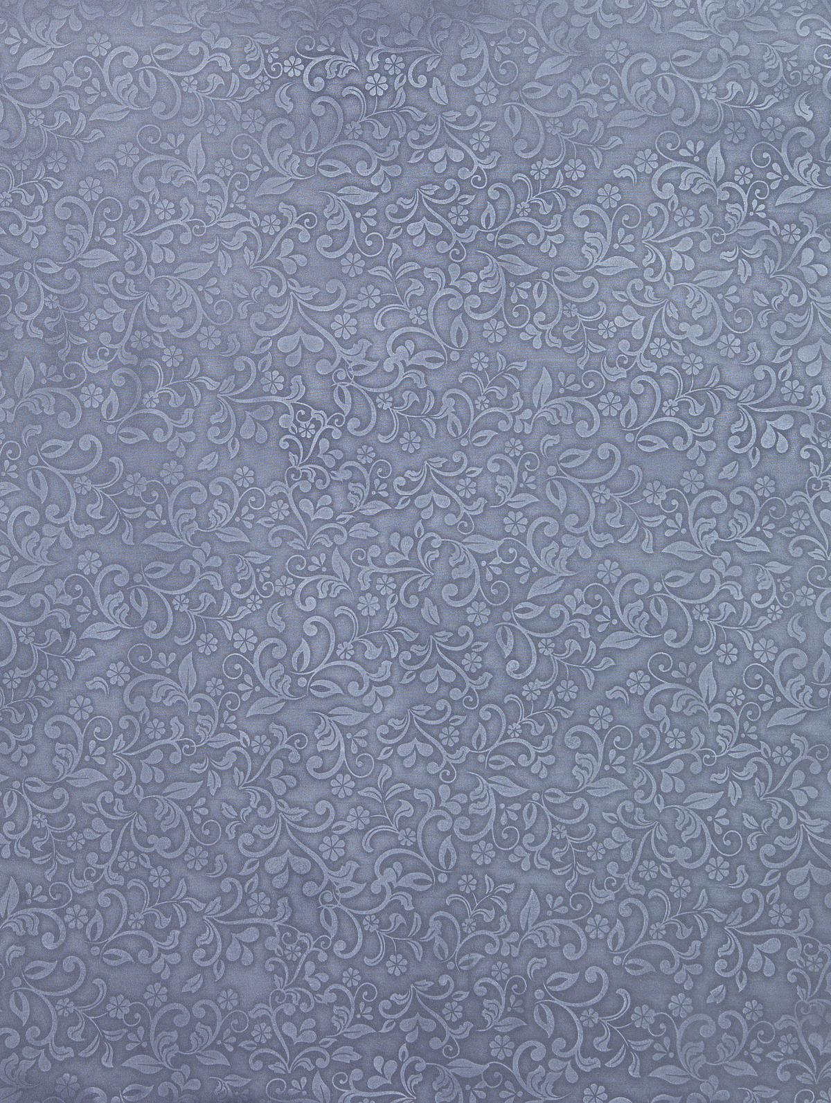 Microfaser Bettwäsche Bettwäsche_Microfaser Ranke geprägt - Silbergrau (135,00/200,00cm)