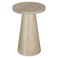 Beistelltisch CONE weiß gekälkt Akazie H/D: ca. 60x35 cm CONE - weiß (35,00/60,00cm) - byLIVING