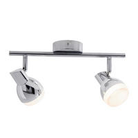 Näve Leuchten LED-Spot Chrom Kunststoff Metall B/H/T: ca. 30x13x8 cm 2 Brennstellen CHROMEY - Chrom (30,00/13,00/8,00cm) - Näve Leuchten