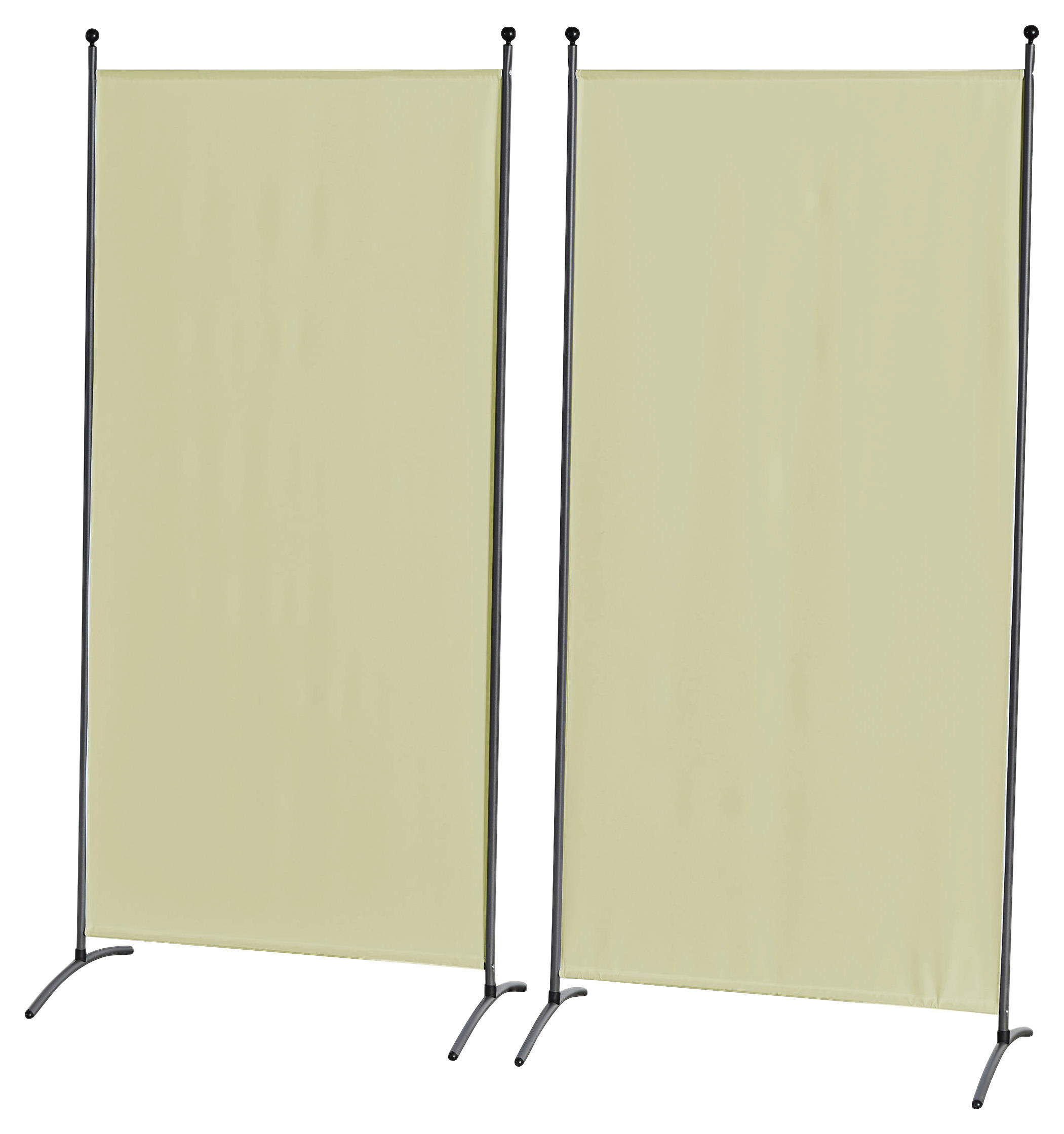 Grasekamp Doppelpack Stellwand Beige Polyester-mischgewebe B/h: Ca. 85x180 Cm Doppelpack_stellwand - beige (85,00/180,00cm)