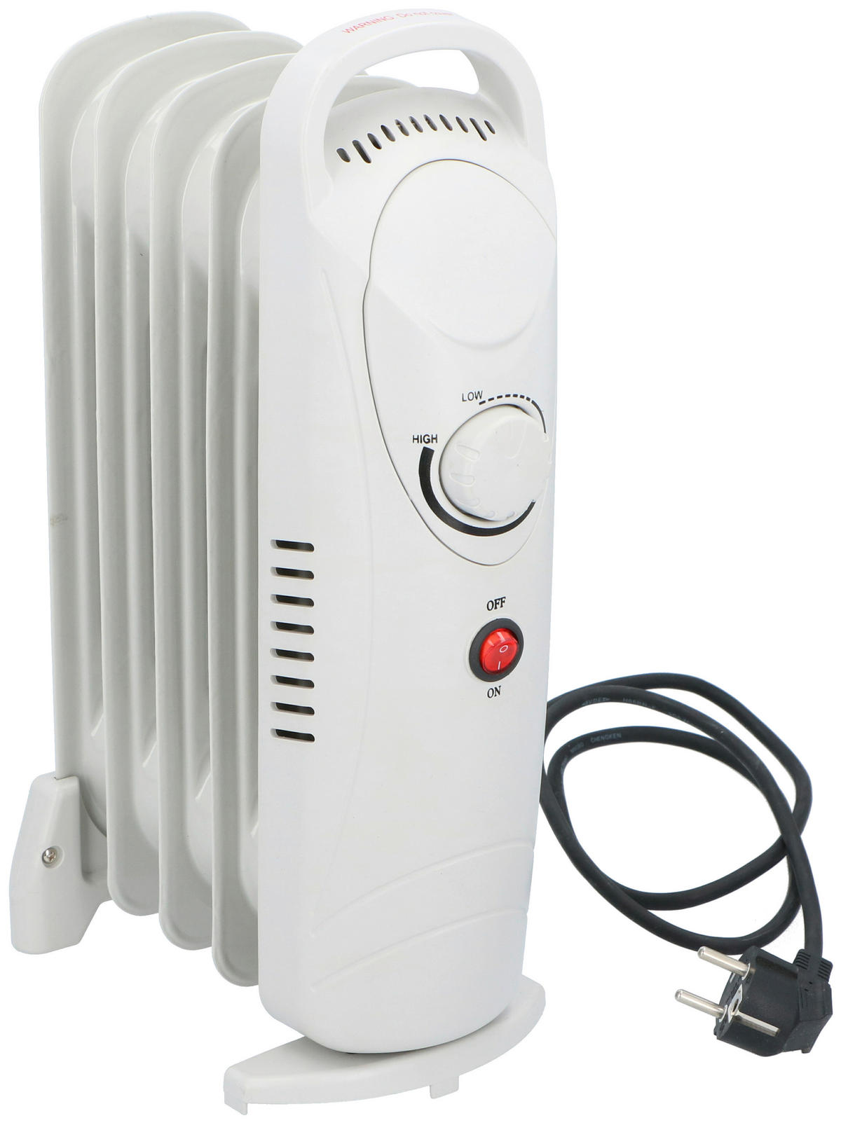 Ölradiator weiß Metall B/H/T: ca. 23x38x13,5 cm ca. 650 W Ölradiator - weiß (23,00/38,00/13,50cm)