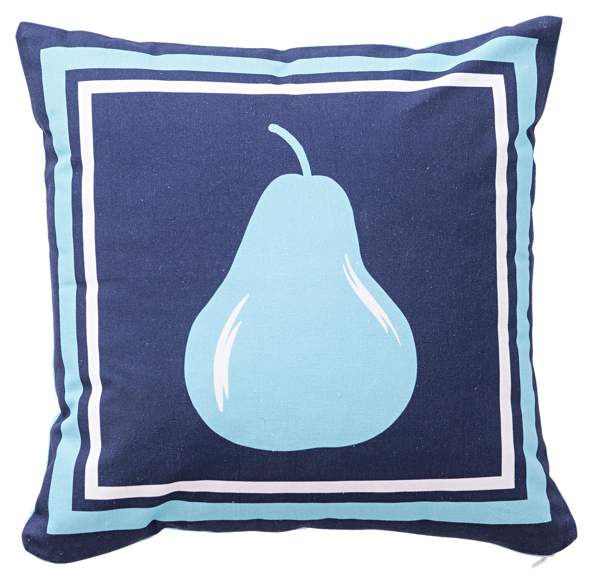 Dekokissen Fruits blau Baumwolle B/L: ca. 40x40 cm günstig online kaufen