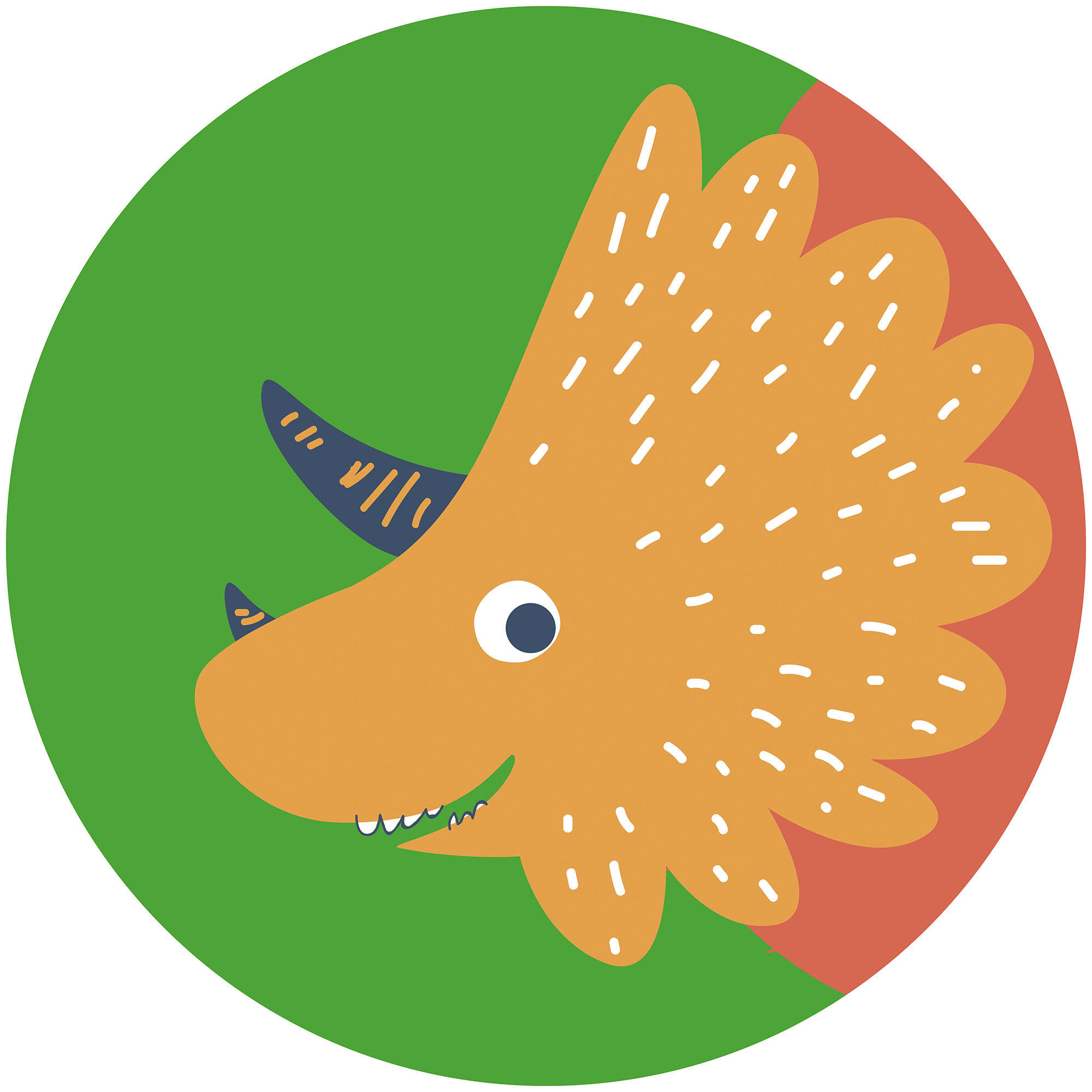 Komar Fototapete Little Dino Trice D: ca. 125 cm Little Dino Trice - (125,00cm) - Komar