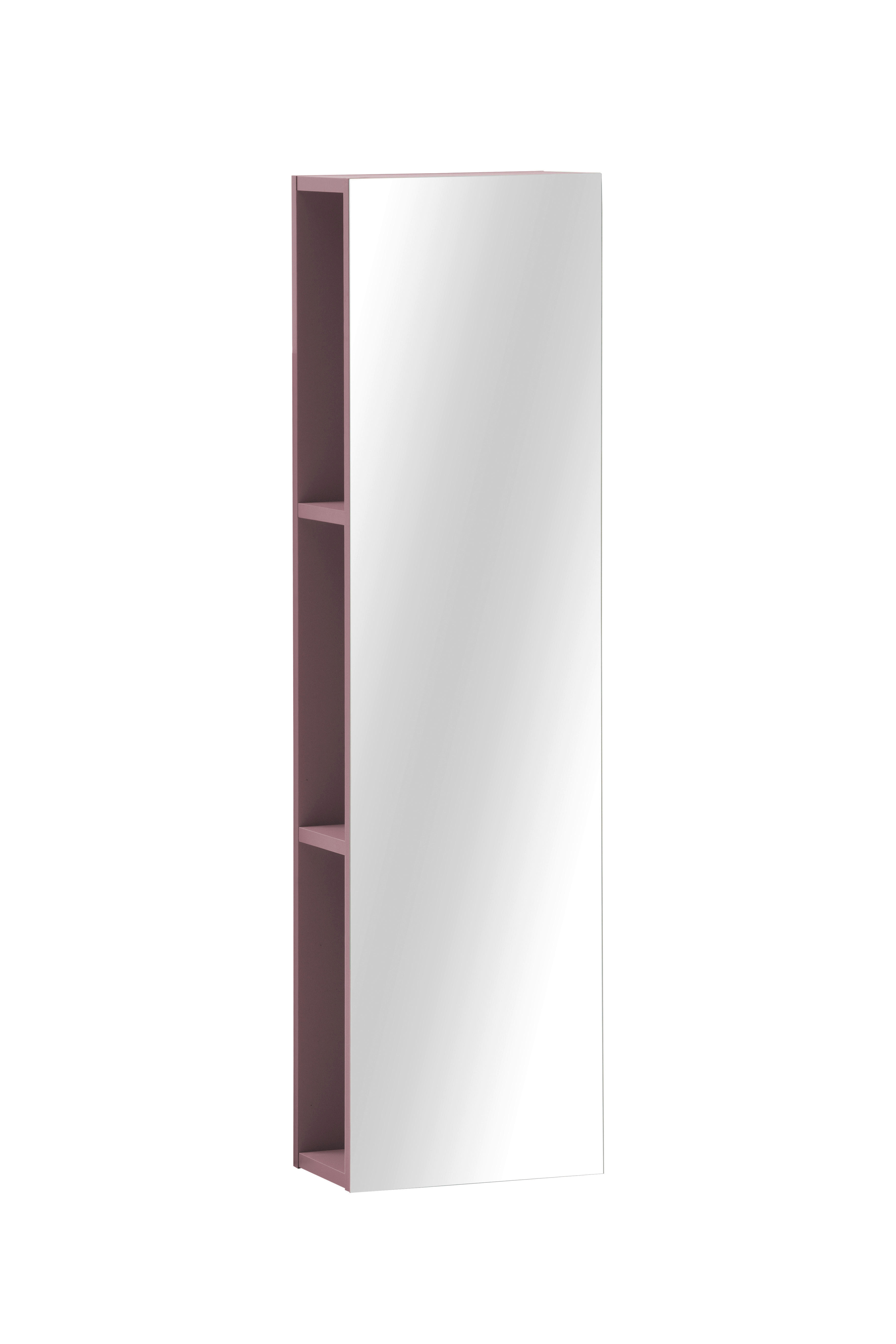 Spiegelpaneel Piazza mauve B/H/T: ca. 30x110,6x19,6 cm Piazza - mauve (30,00/110,60/19,60cm) - Schildmeyer