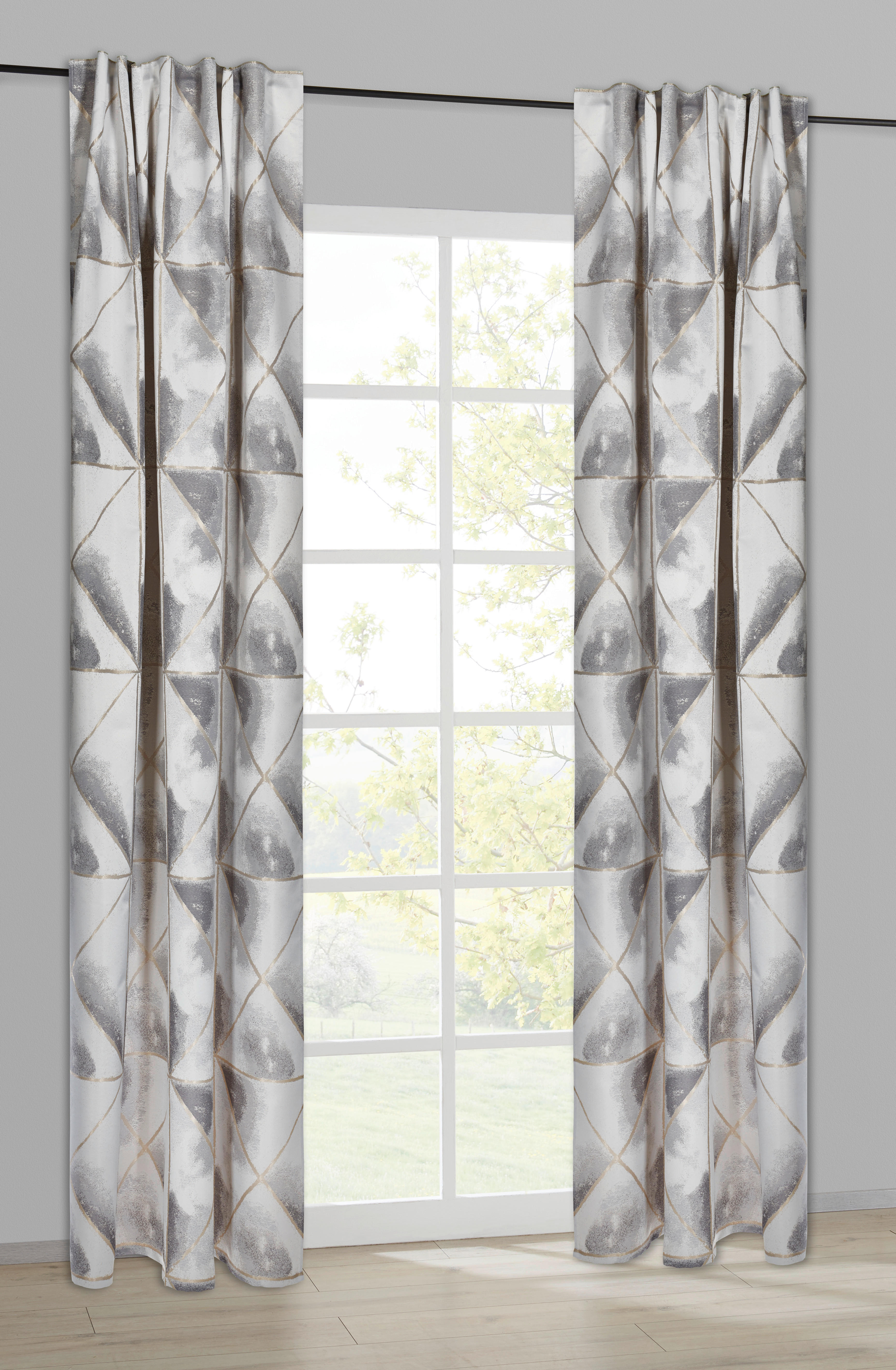 Kombivorhang Valeria taupe B/L: ca. 140x245 cm Valeria - taupe (140,00/245,00cm)