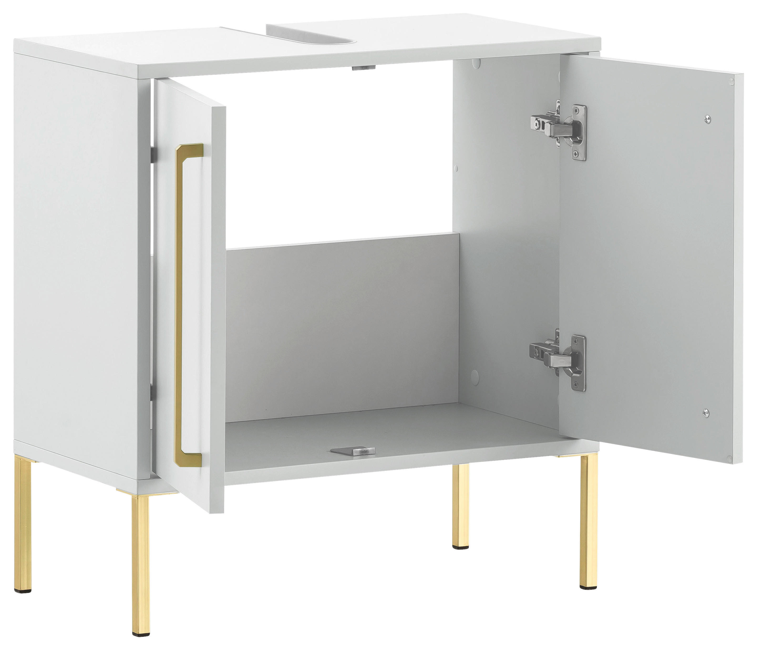 Thumbnail - Waschbeckenunterschrank Sarah weiß B/H/T: ca. 57,1x61,2x30,1 cm