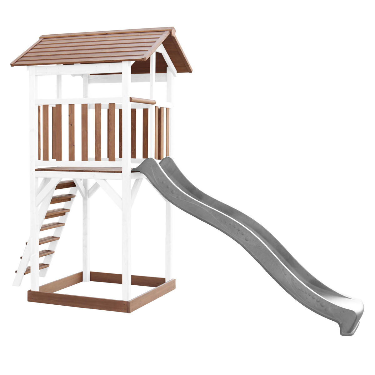 AXI Spielturm Beach Tower braun B/H/L: ca. 111x242x349 cm Beach Tower - braun/weiß (349,00/111,00/242,00cm) - AXI