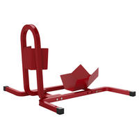 HOMCOM Motorradständer B/H/L: ca. 55x43x60 cm Motorradständer - rot (60,00/55,00/43,00cm) - HOMCOM