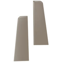 Endstück beige L/B/H: ca. 0,77x1,78x5,96 cm Endstück für 58mm SL beige - beige (0,77/1,78/5,96cm)