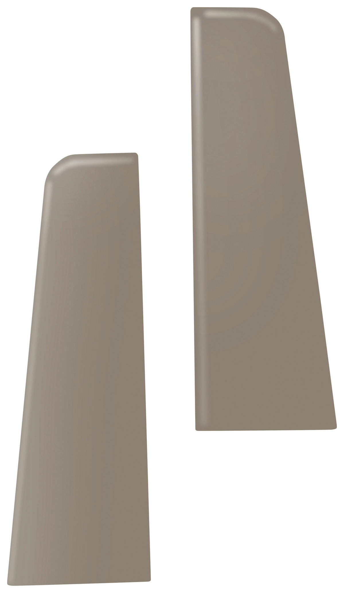 Endstück beige L/B/H: ca. 0,77x1,78x5,96 cm Endstück für 58mm SL beige - beige (0,77/1,78/5,96cm)