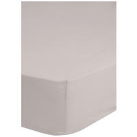 Baumwoll Spannbetttuch Satin Spannbetttuch-Satin 100x200cm - sand (100,00/200,00cm) - HIP