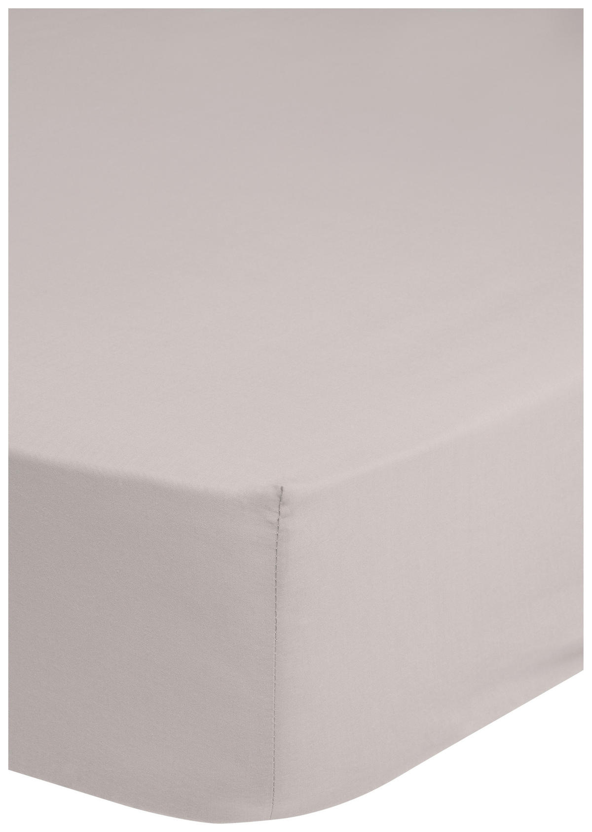 Baumwoll Spannbetttuch Satin Spannbetttuch-Satin 100x200cm - sand (100,00/200,00cm) - HIP