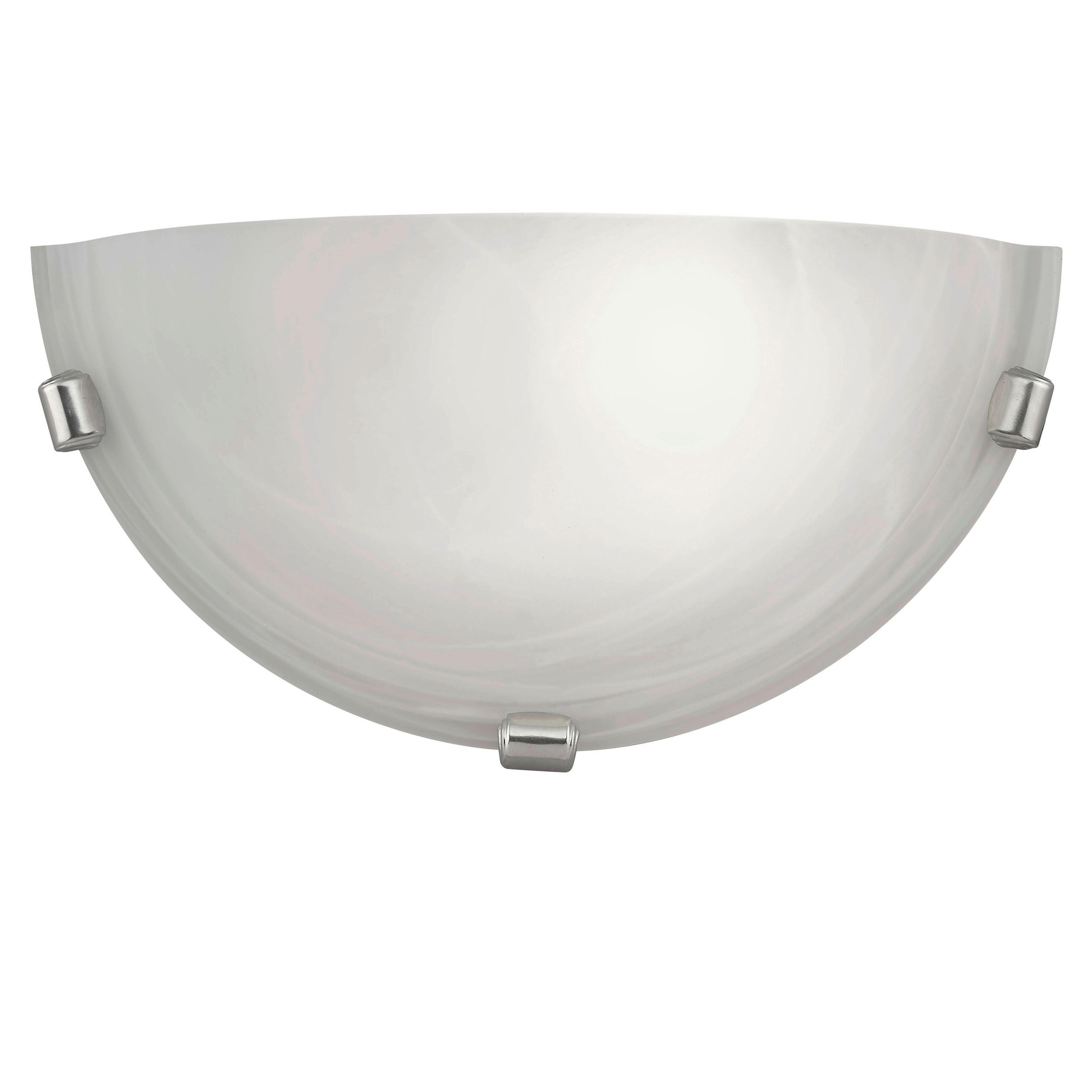 Brilliant Wandleuchte Mauritius 90105/05 weiß Glas Metall B/H/T: ca. 30x15x günstig online kaufen