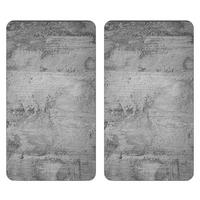 Kesper Glasschneideplatte Beton Glas B/L: ca. 28,5x50 cm Glasschneidplatte_2erSet - (28,50/50,00cm) - Kesper