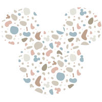 Komar Wandtattoo Mickey Head Terrazzo Bambino  Mickey Head Terrazzo Bambino B/L: ca. 125x125 cm Mickey Head Terrazzo Bambino - (125,00/125,00cm) - Komar