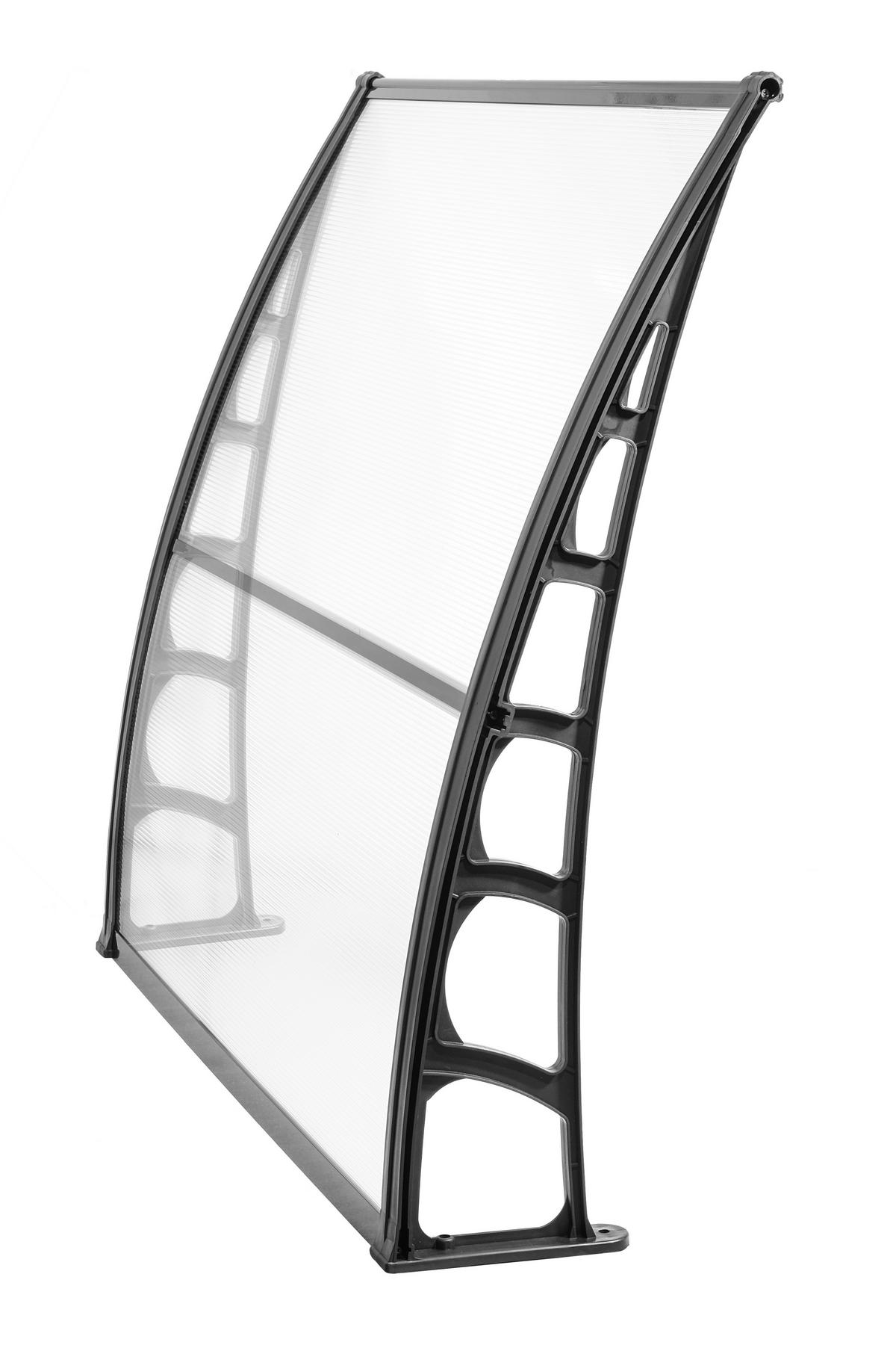 Brosplast Vordach transparent B/H/L: ca. 120x23x105 cm Vordach_GRDNL002 - transparent (105,00/120,00/23,00cm) - Brosplast