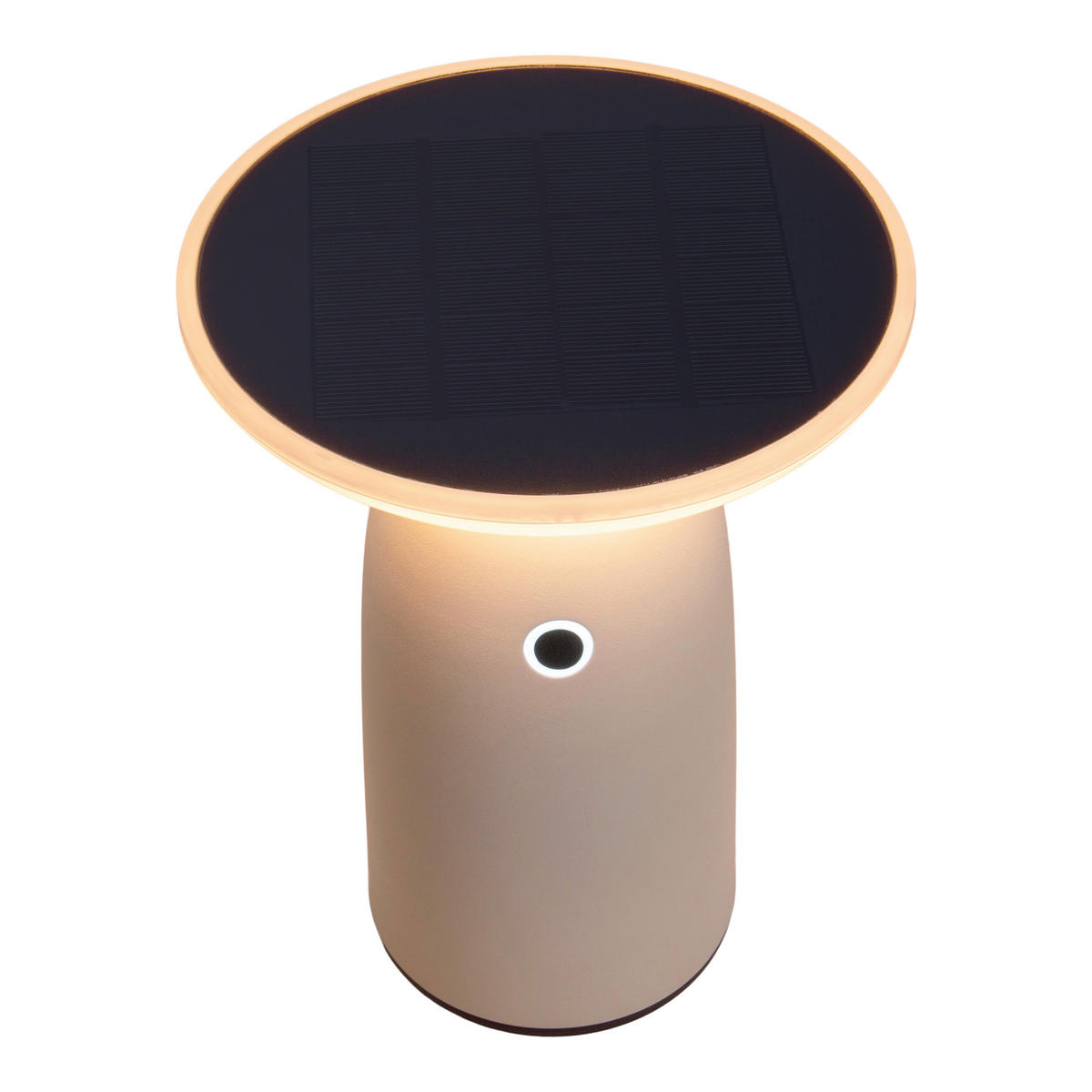 LED-Solarleuchte 3191023 weiß Kunststoff Metall H/D: ca. 22,5x16 cm LED Solarleuchte ADA mit LED - weiß (16,00/22,50cm) - Näve Leuchten