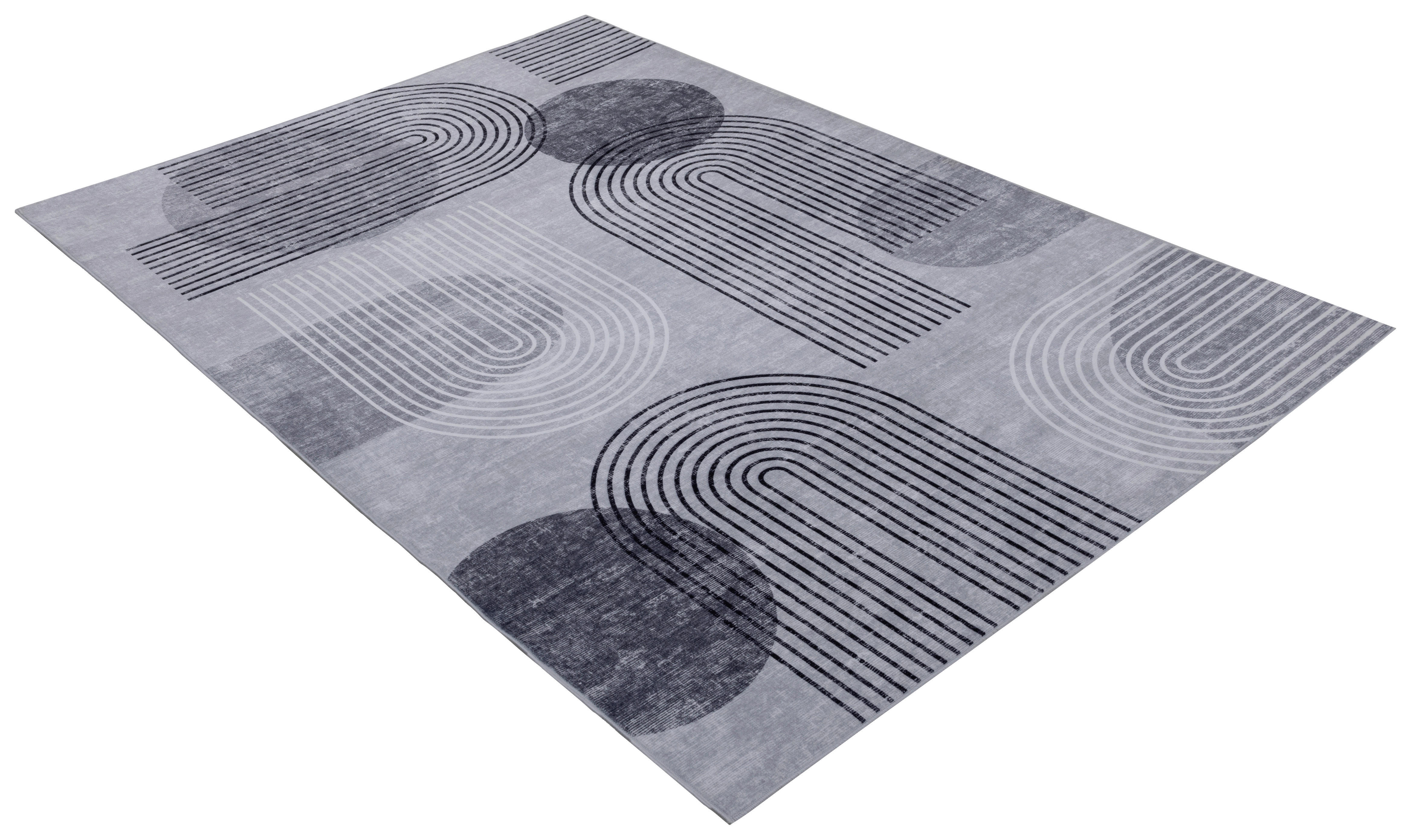 Obsession Teppich Avantgarde grau B/H/L: ca. 160x16x230 cm Avantgarde - grau (230,00/160,00/16,00cm) - Obsession