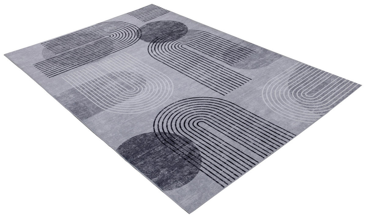 Obsession Teppich Avantgarde grau B/H/L: ca. 160x16x230 cm Avantgarde - grau (230,00/160,00/16,00cm) - Obsession