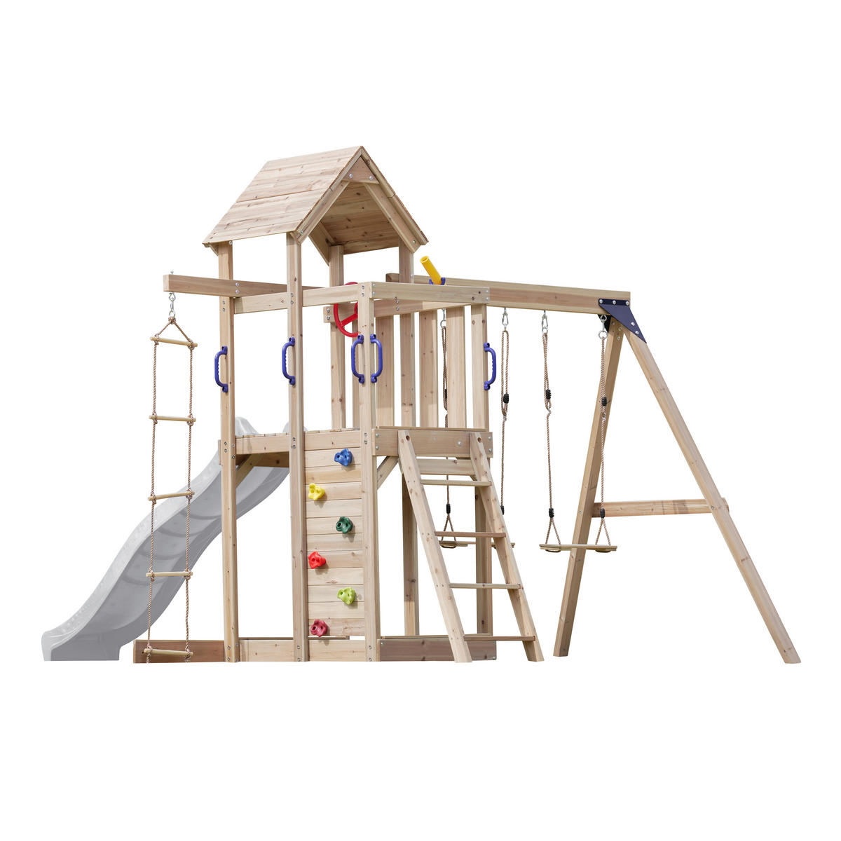 AXI Spielturm Moos braun B/H/L: ca. 342x267x375 cm Moos - braun/weiß (375,00/342,00/267,00cm) - AXI