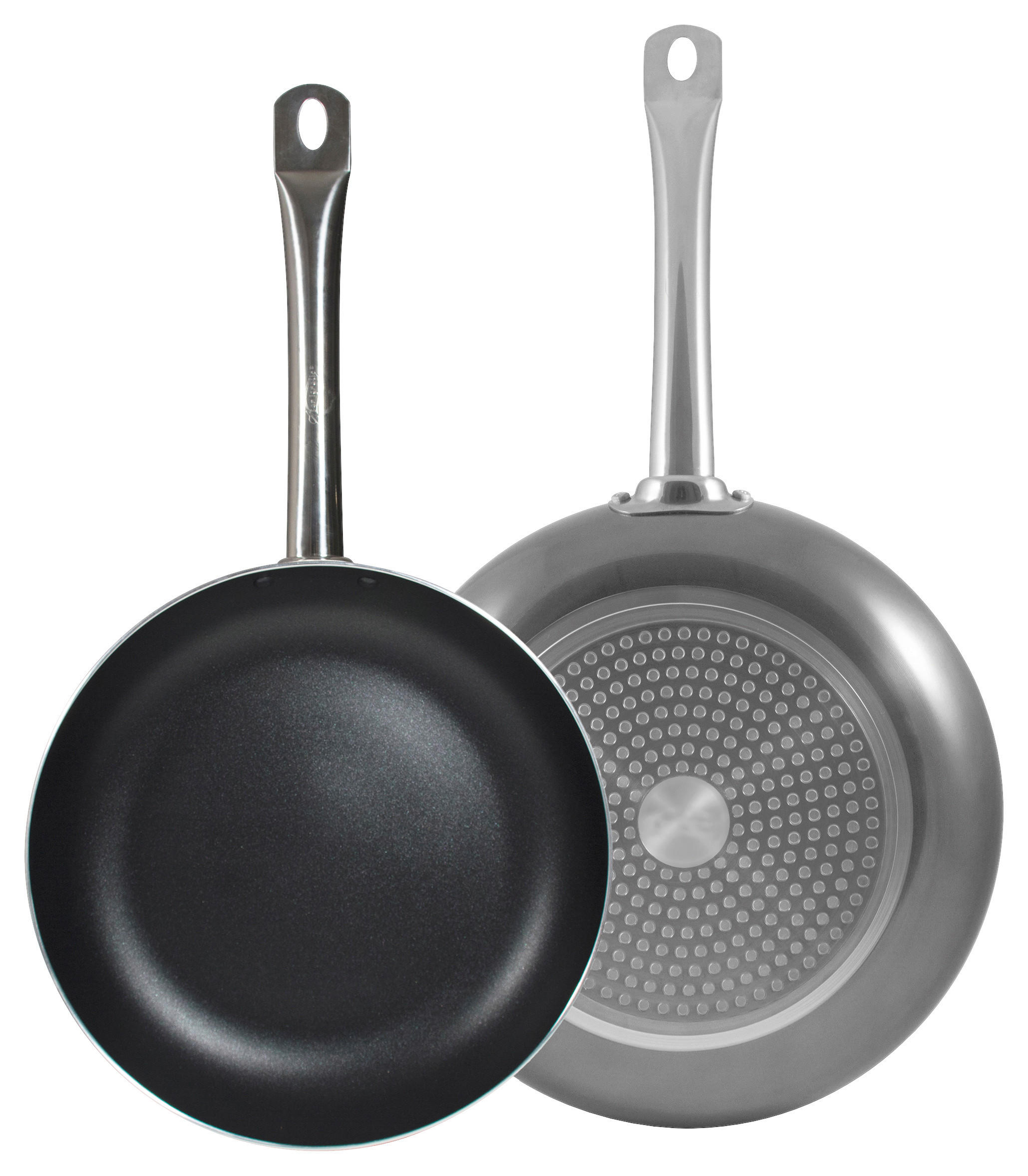 BERGNER Pfannenset Prochef silber Aluminium Prochef - schwarz/silber - BERGNER