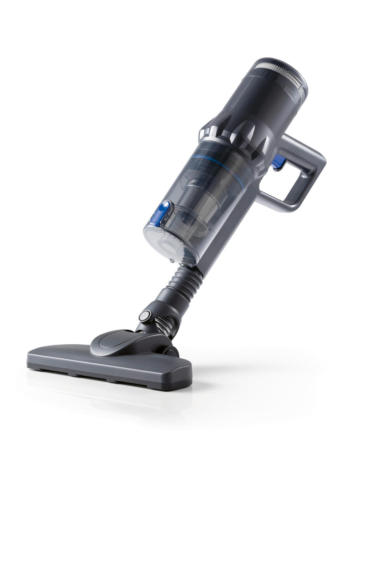 CLEANmaxx Akku-Staubsauger blau grau B/H/L: ca. 18,1x24,5x39,5 cm Akku-Staubsauger_Zyklon - blau/grau (39,50/18,10/24,50cm) - CLEANmaxx