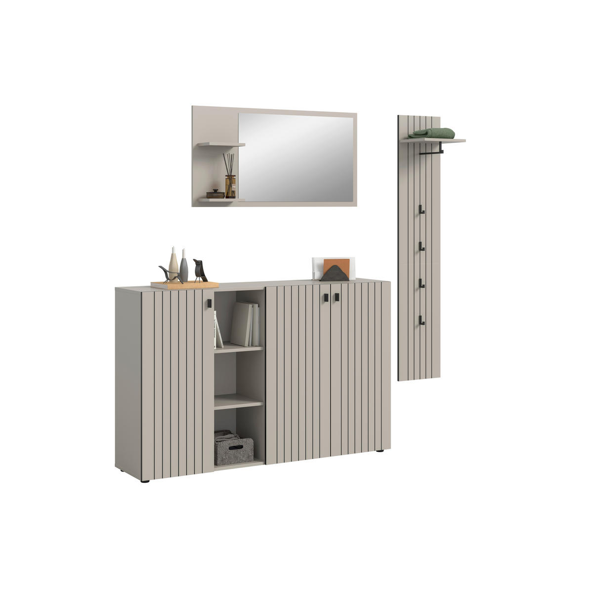 Garderobenset STATION Cashmere B/H/T: ca. 201x192x37 cm STATION - Cashmere (201,00/192,00/37,00cm) - xonox.home