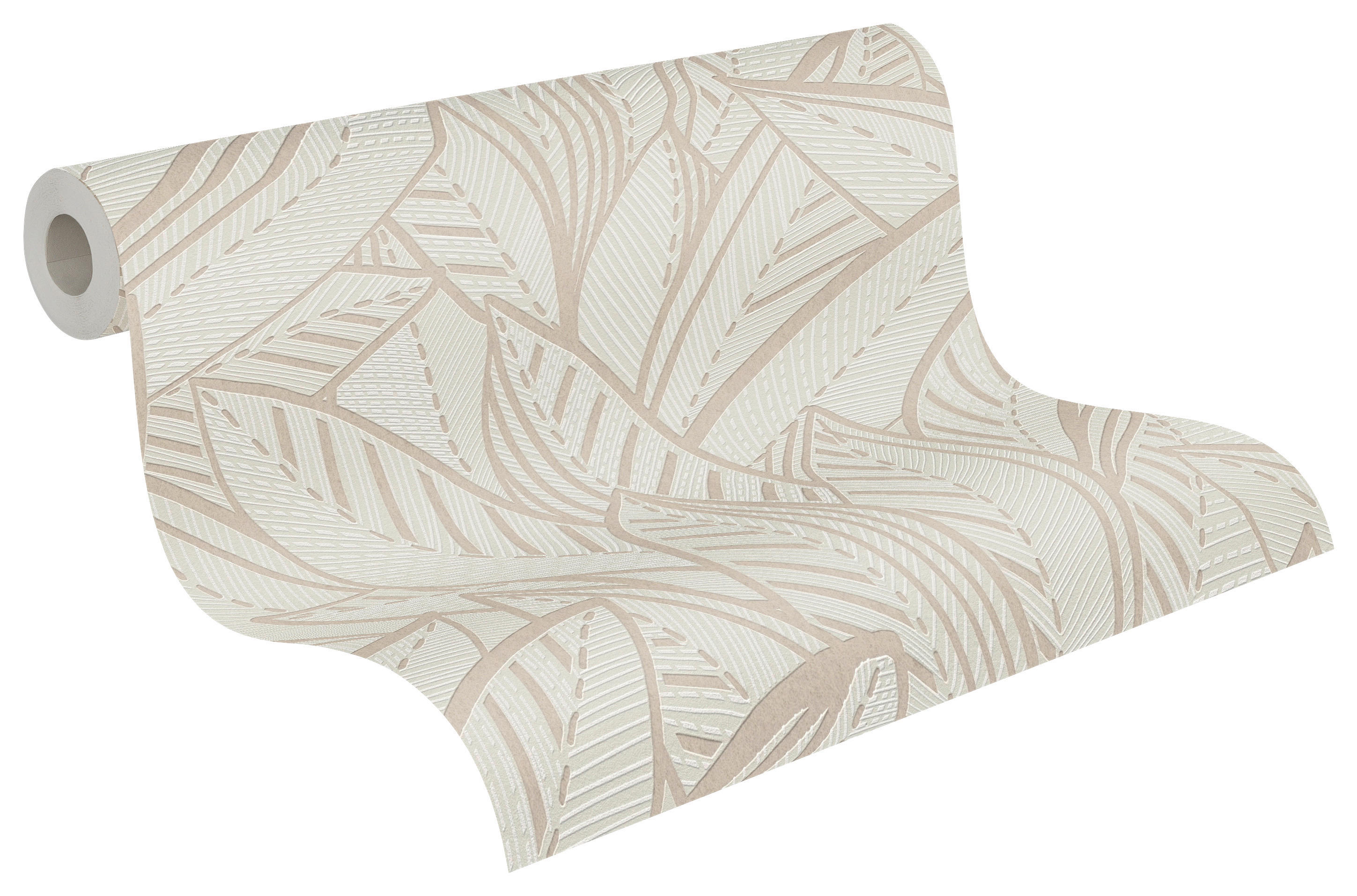 A.S.Création Vliestapete grau weiß B/H/D: ca. 53x1005x9,7 cm Vliestapete - weiß/grau (9,70/1005,00cm) - A.S.Creation