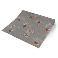 Erismann Vliestapete Coffee grau B/L: ca. 53x1005 cm Vliestapete_10410-47 VW15 unten - grau (53,00/1005,00cm) - Erismann