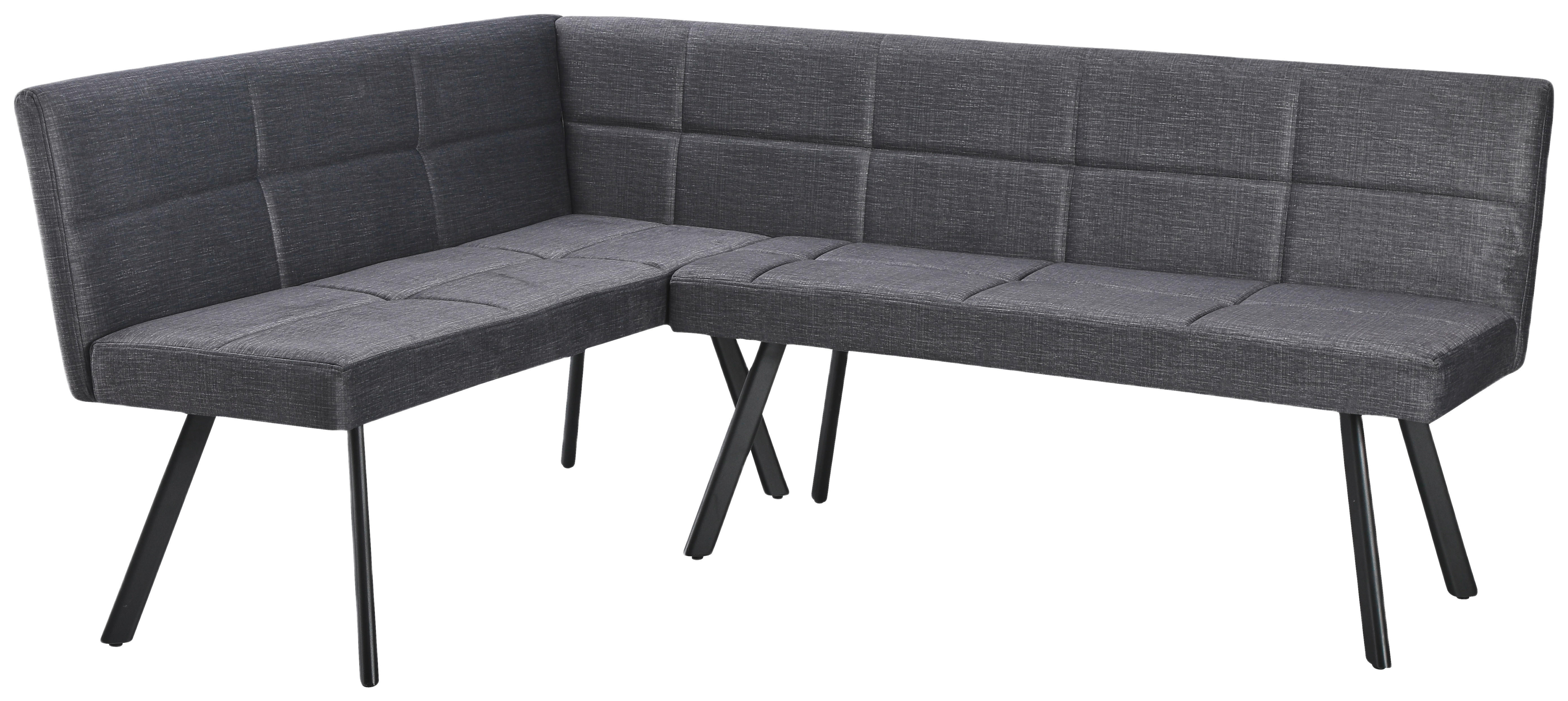 Eckbank Milos grau B/H/L: ca. 152x85x195 cm Milos - grau (195,00/152,00/85,00cm)