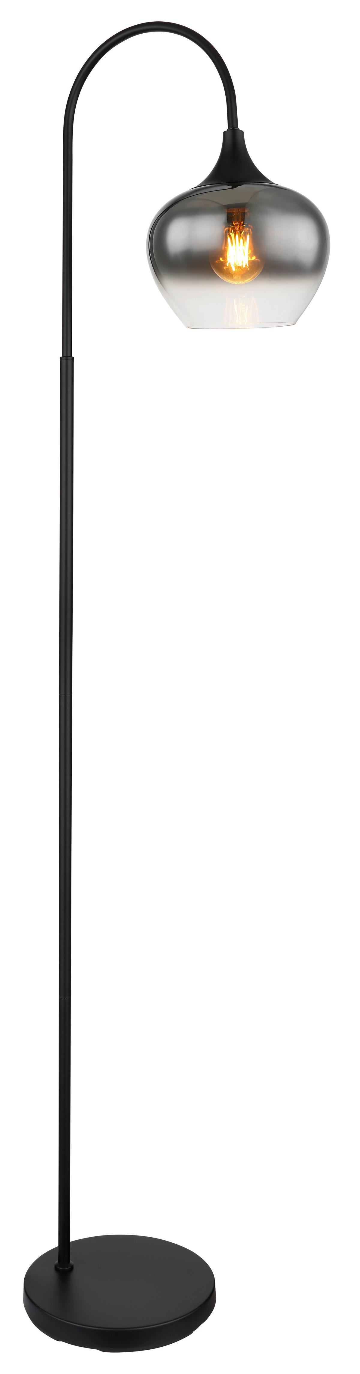 GLOBO Pendelleuchte schwarz Metall B/H/T: ca. 25x150x39 cm E27 1 Brennstellen MAXY - schwarz (25,00/150,00/39,00cm) - GLOBO
