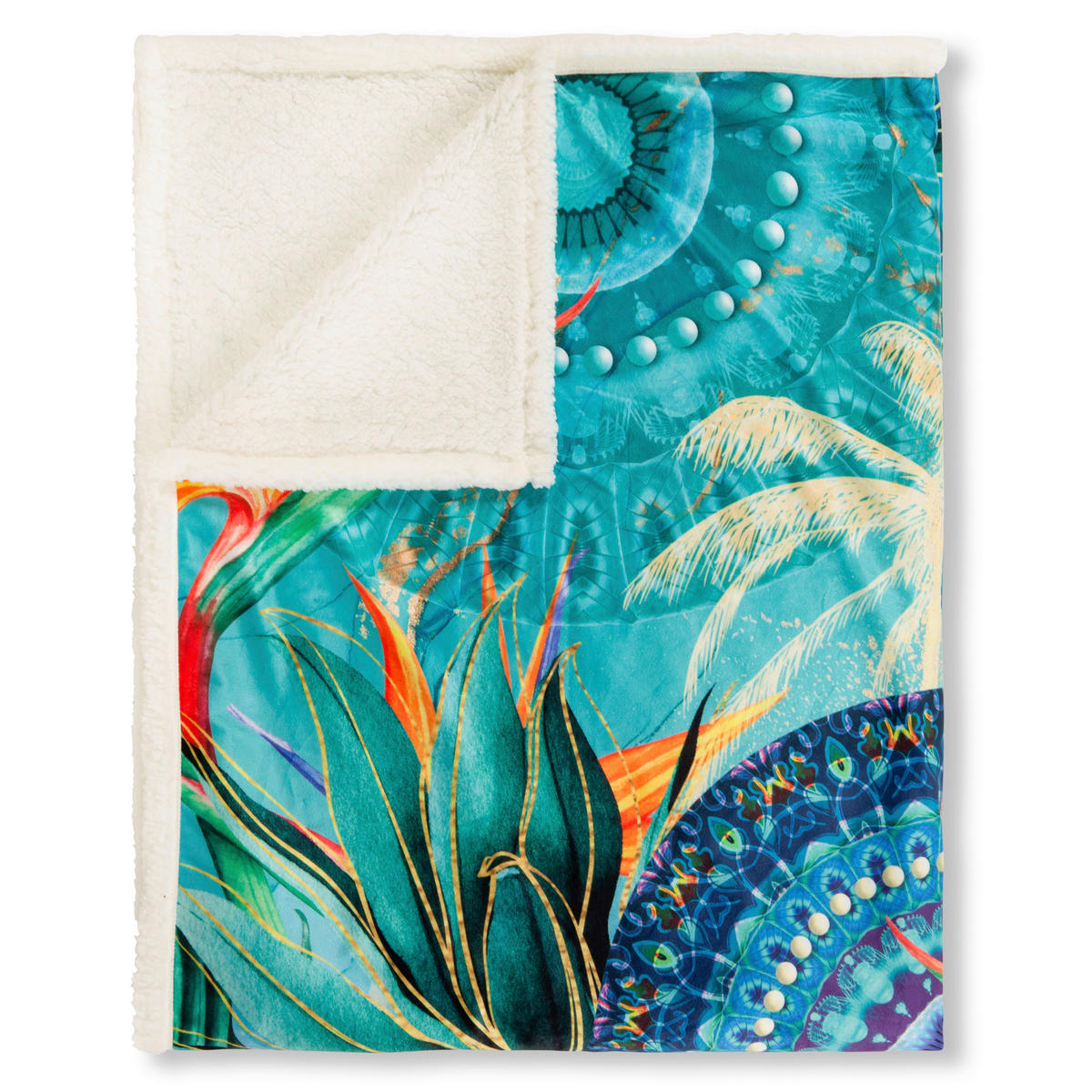 Wohndecke Novia Multi Polyester B/L: ca. 130x160 cm Novia - Multi (130,00/160,00cm) - HIP