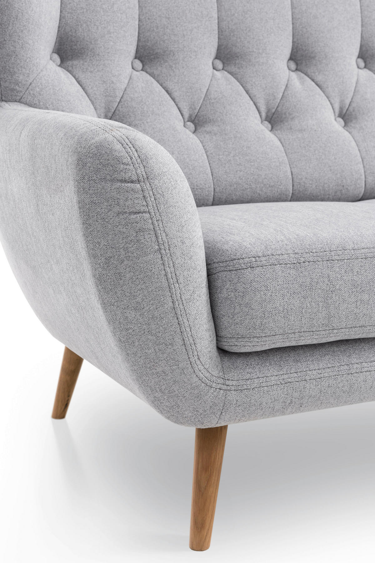 Sofa Falun hellgrau B/H/T: ca. 187x101x95 cm Falun - hellgrau (187,00/101,00/95,00cm)