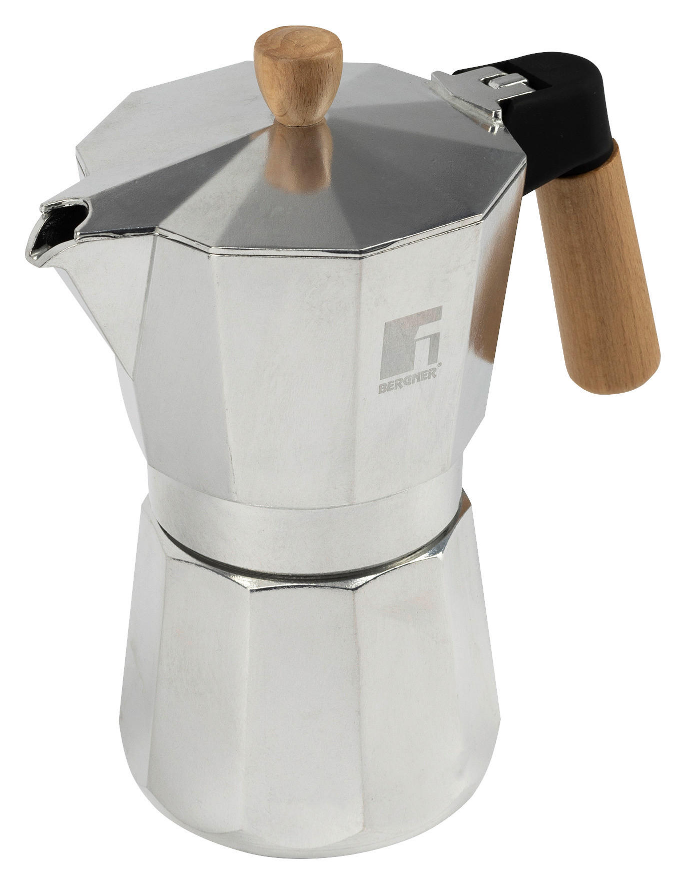 BERGNER Espressokocher COFFEE & TEA LOVERS weiß Silikon B/H/L: ca. 10x21x17 cm COFFEE & TEA LOVERS - weiß (17,00/10,00/21,00cm) - BERGNER