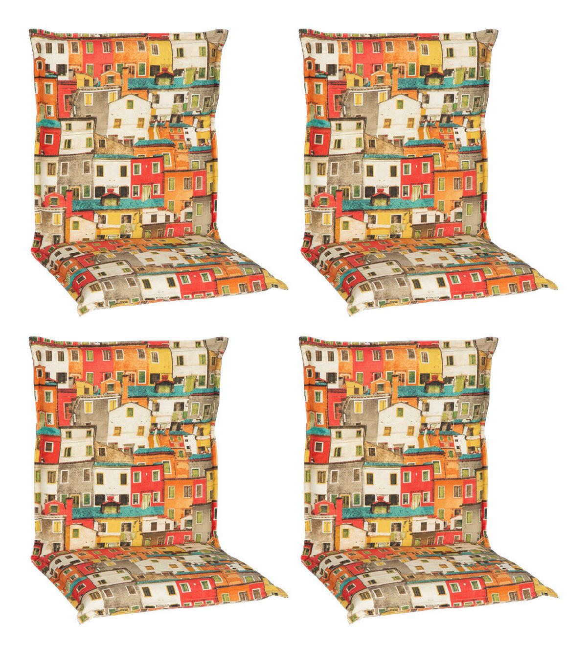 Beo Saumauflage für Niederlehner Tours Sardinien bunt Polyester-Mischgewebe B/H/L: ca. 46x8x98 cm 4er Set Tours Sardinien - bunt (98,00/46,00/8,00cm) - Beo