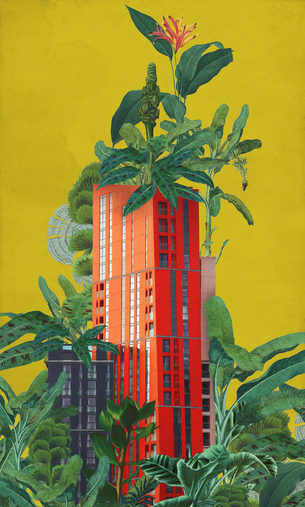 Komar Fototapete Plant House B/L: ca. 150x250 cm Plant House - (150,00/250,00cm) - Komar