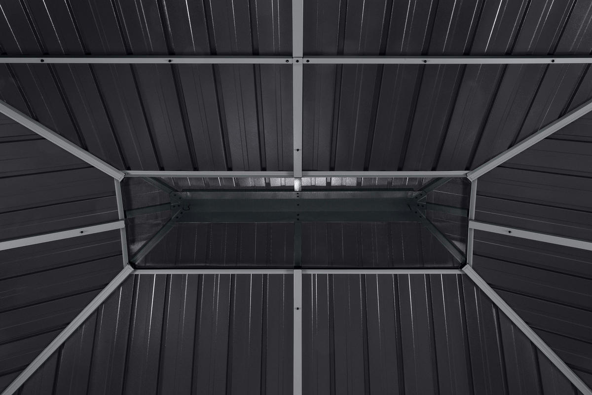 Sojag Pavillon Olan anthrazit Aluminium B/H/L: ca. 311x291x4355 cm Olan - anthrazit (4355,00/311,00/291,00cm) - Sojag