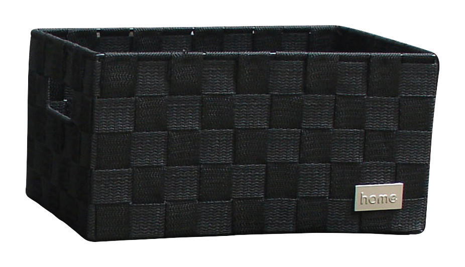 POCOline Aufbewahrungskorb schwarz Nylon B/H/L: ca. 16x21x31 cm Korb_Nina_M schwarz - schwarz (31,00/16,00/21,00cm) - POCOline