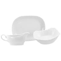 CreaTable Servierset Rokoko weiß Porzellan Rokoko - weiß - CreaTable