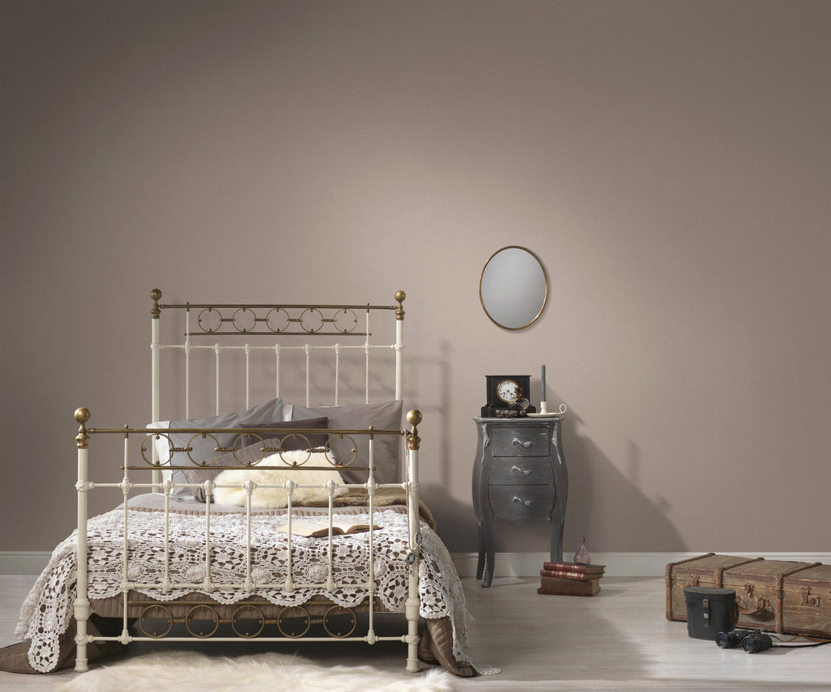 A.S.Creation Vliestapete Attractive Uni beige B/L: ca. 53x1005 cm Attractive - beige (53,00/1005,00cm) - A.S.Creation
