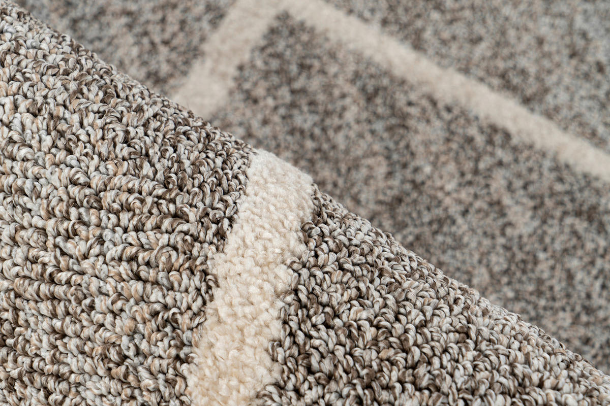 360Living Teppich Rhombus beige B/L: ca. 120x170 cm Rhombus - braun/beige (120,00/170,00cm) - 360Living