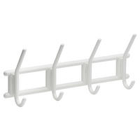 METAFRANC Garderobenleiste L: ca. 14 cm Garderobenleiste 4 Haken - (14,00cm) - METAFRANC