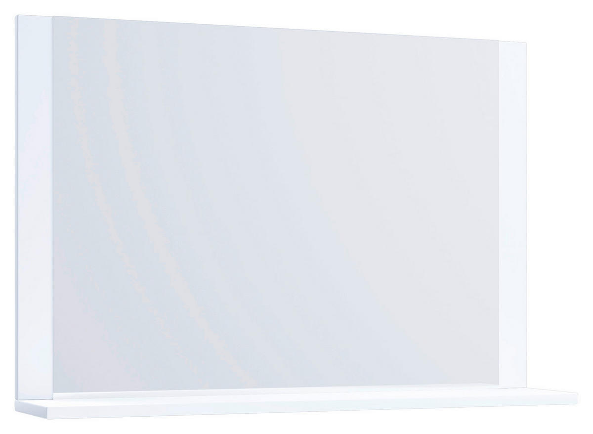Wandspiegel Lendas weiß Holzwerkstoff B/H/T: ca. 80x65x17 cm Lendas - weiß (80,00/65,00/17,00cm) - VCM Möbel