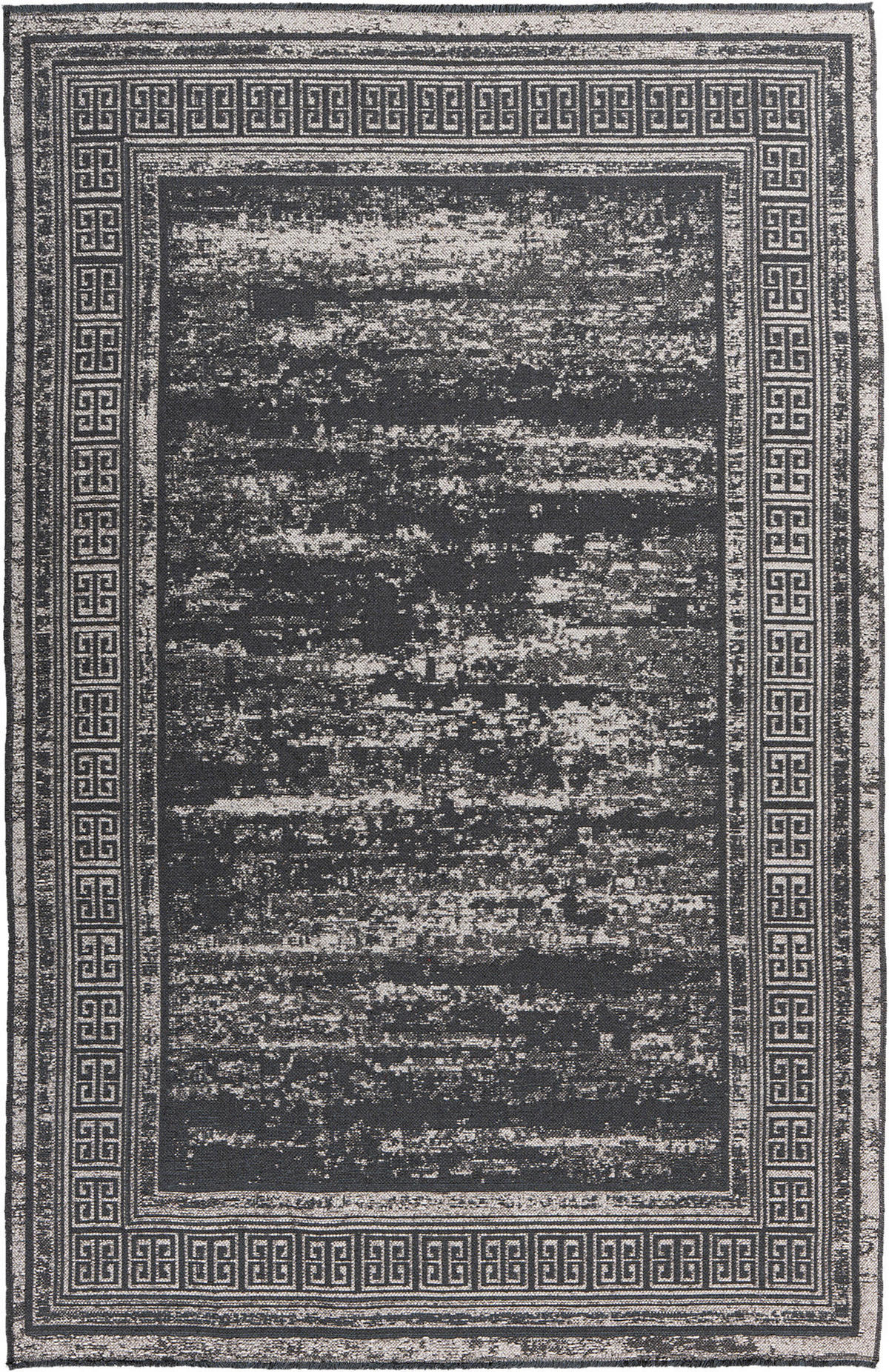 Kayoom Flachflorteppich Kalea 325 grau B/H/L: ca. 160x0,8x230 cm Kalea 325 - grau (230,00/160,00/0,80cm) - Kayoom