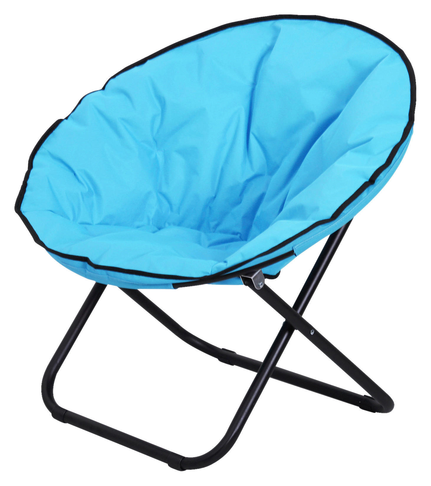Outsunny Campingstuhl blau Kunststoff B/H/L: ca. 80x75x80 cm Campingstuhl - blau (80,00/80,00/75,00cm) - Outsunny
